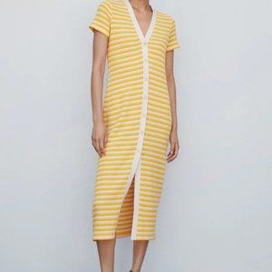 Mango Striped Jersey Dress